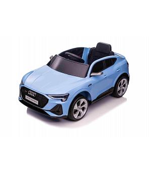 COCHE NIÑOS 12V AUDI E-TRON Sportback 12V 4 MOTORES,1 A 5 AÑOS, AZUL CIELO - INDA131-QLS-6688blueC